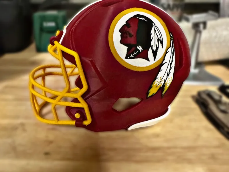 Redskins football helmet