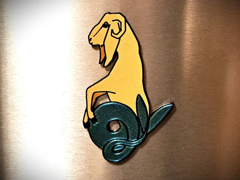Capricorn Magnet (Original Art!)