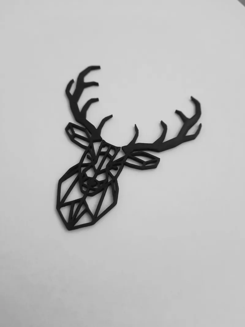 Decorative deer head