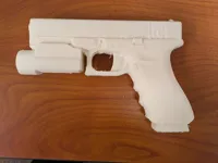 Réplique factice de pistolet avec lampe — photo 2