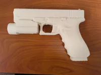 Réplique factice de pistolet avec lampe — photo 1