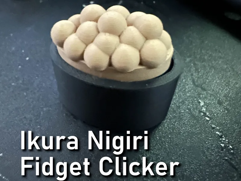 Ikura Nigiri Fidget Clicker