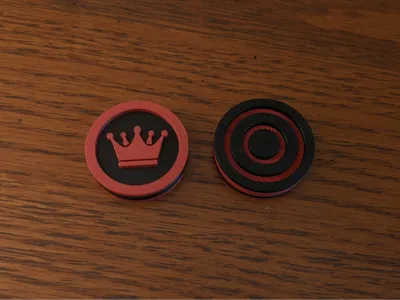 Two Sided Checker Piece