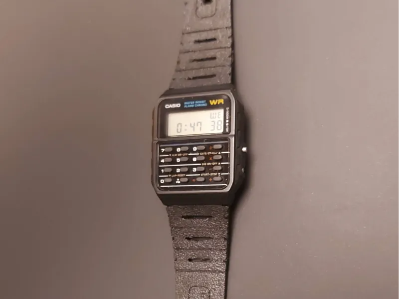 Cinturino flessibile per Casio 19342 CA-53W