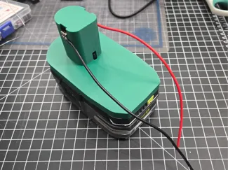 Ryobi 18v Battery Receiver WIth Keystone 209 Clips