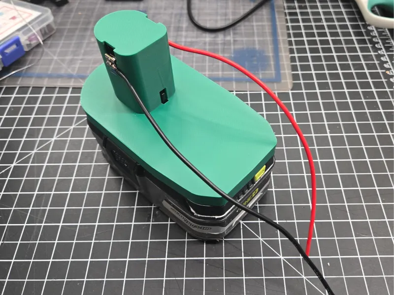 Ryobi 18v Battery Receiver WIth Keystone 209 Clips