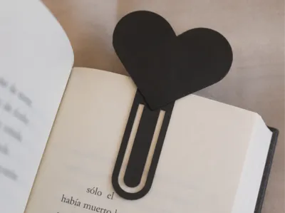 heart bookmark