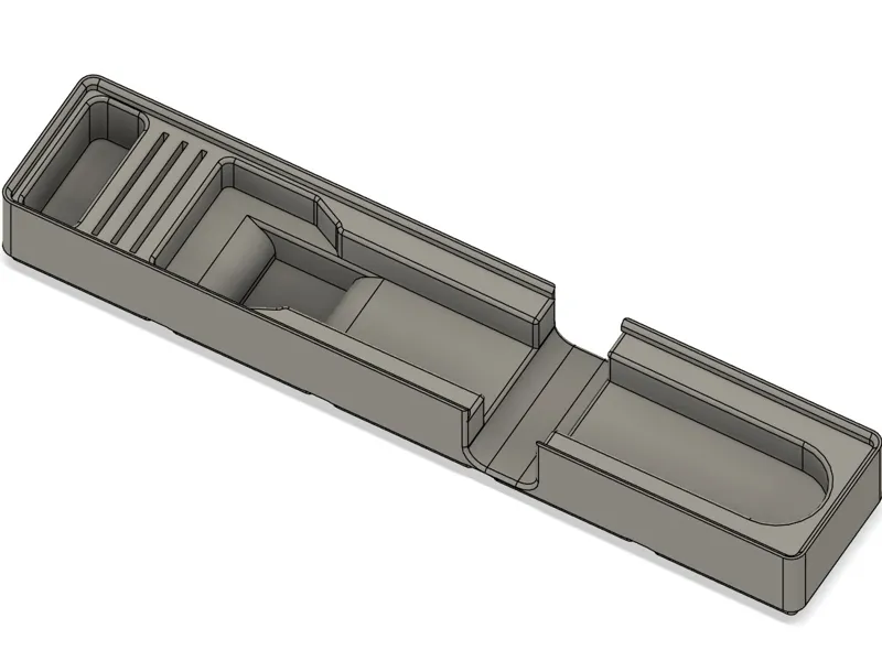 Gridfinity Bin for BambuLab Scraper - Full CutOut 
