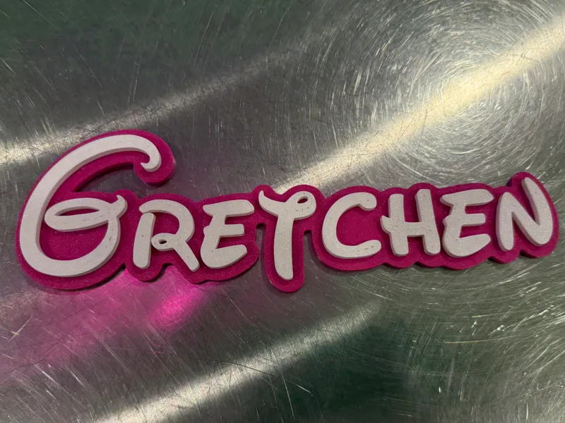 Name Plate Walto Font