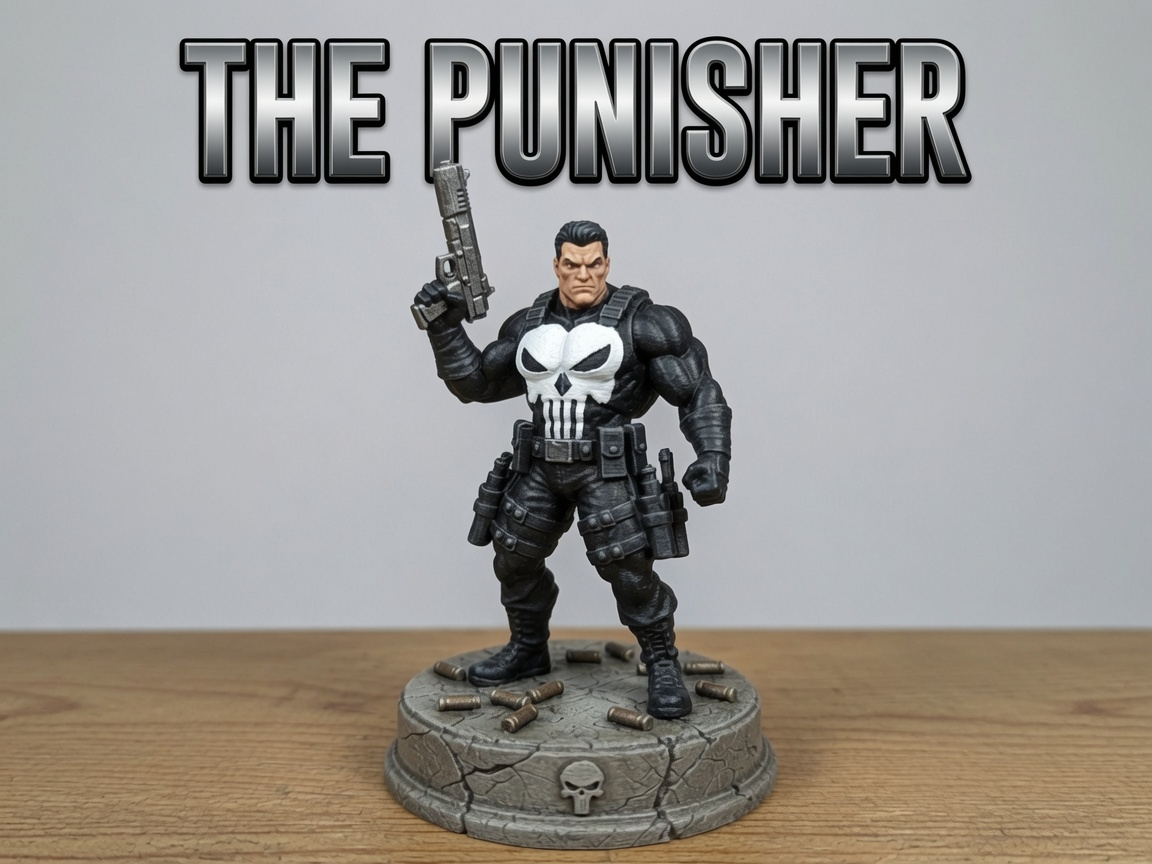 The Punisher - Figure 3D Stampabile - Fan Made