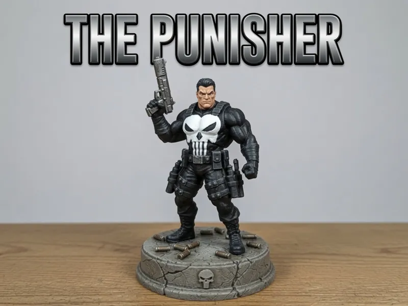 The Punisher - Figure 3D Stampabile - Fan Made