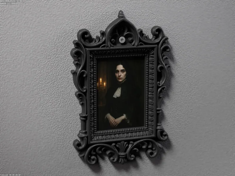 Gothic picture frame