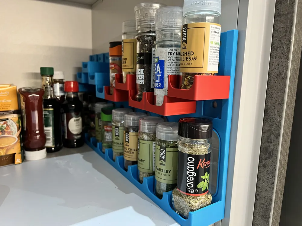 SPICE RACKS - Adjustable Height 46mm and 55mm - Free 3D Print Model ...