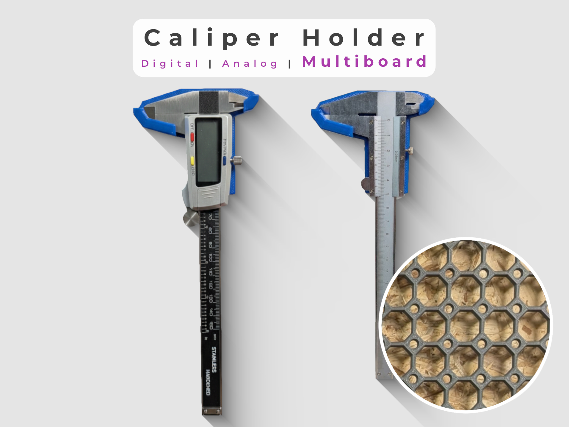 Caliper Holder for Multiboard