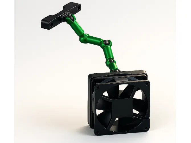 Adjustable Fan Holder - 80x80x25mm (Optimized)