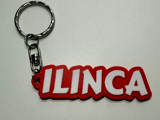ilinca personalized name keychain