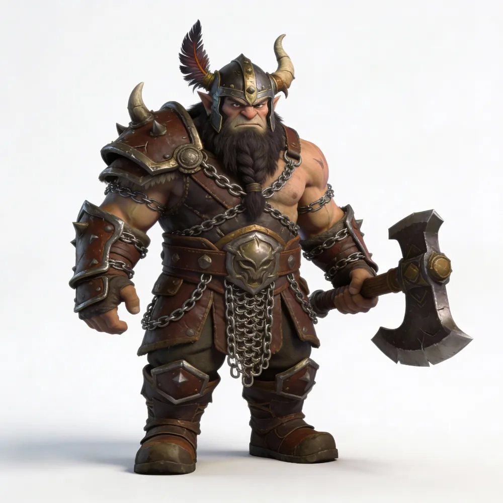 Epic Dwarf Warrior – create your hero! - Free 3D Print Model - MakerWorld