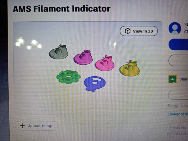 AMS SLOT- FILAMENT IDENTIFIER