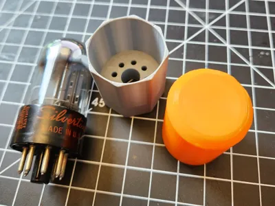 Tube storage box for 6sn7 type or similar