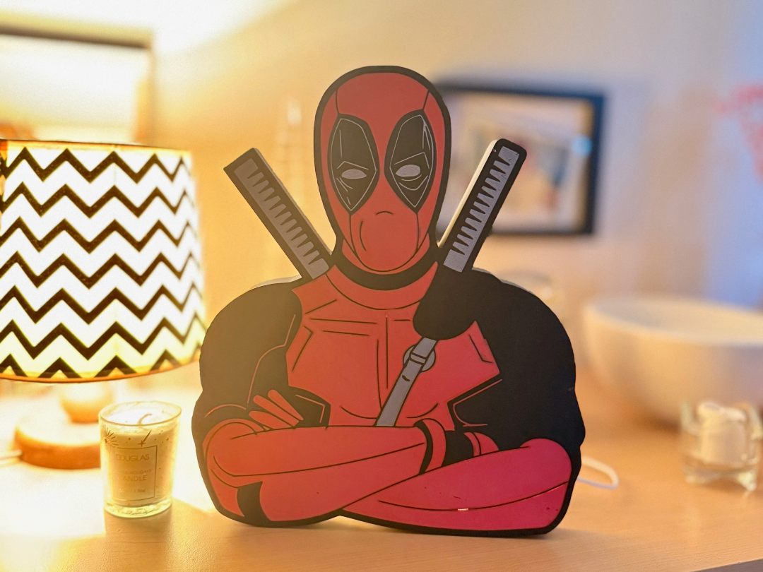 LEDBox Lightbox Design Deadpool