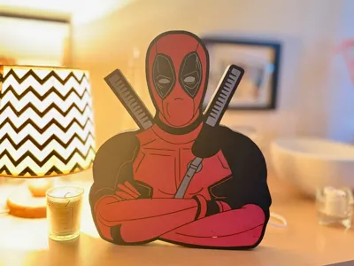 LEDBox Lightbox Design Deadpool