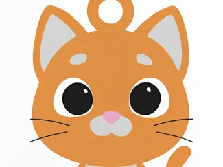 Cat keychain