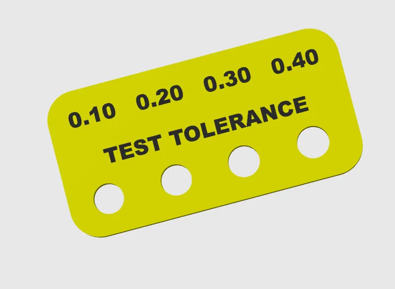 Tolerance Test