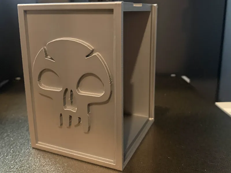 Black Mana MTG Toploader Deckbox EDH