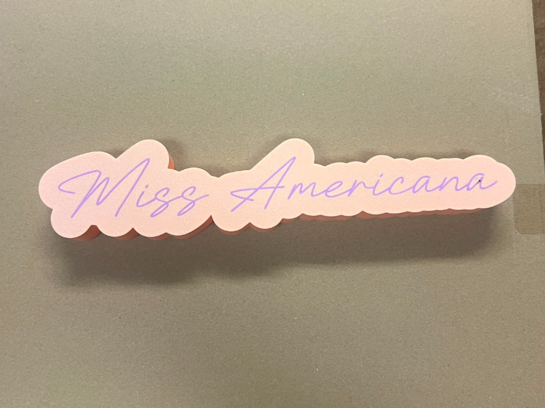 Miss Americana Taylor Swift light box inspired
