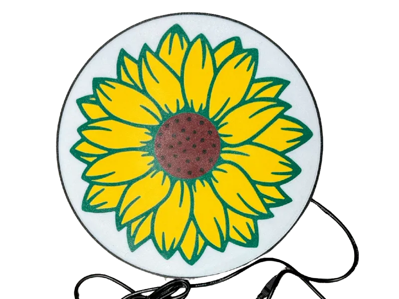Sunflower Light box with snap on rear cover