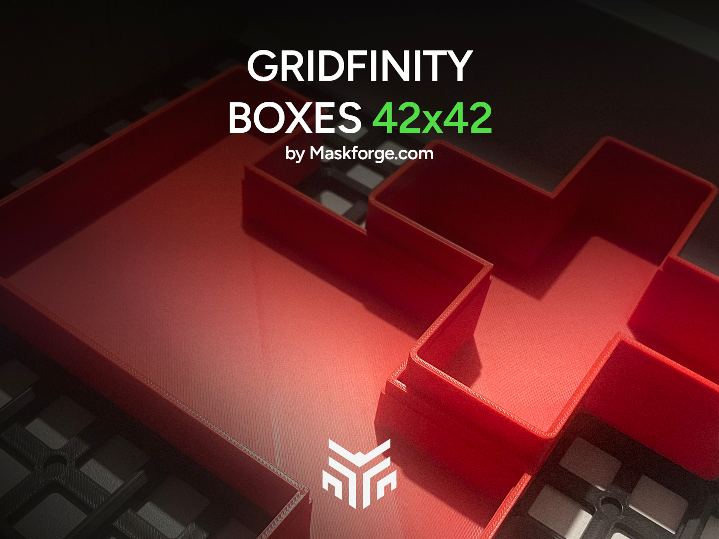 Gridfinity 42×42 Corner Boxes | Set 5