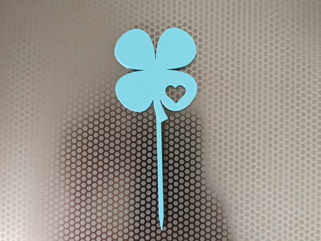 Cake Topper Trèfle à 4 feuilles