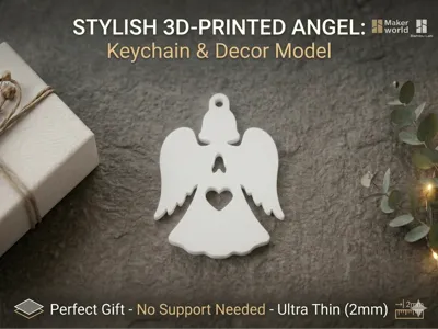 Guardian Angel - Keychain or for Hanging