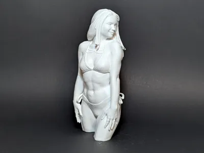 Artistic Bikini Woman - Female Anatomy Sculpture