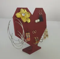 Porte-boucles d'oreilles en cœur — photo 2