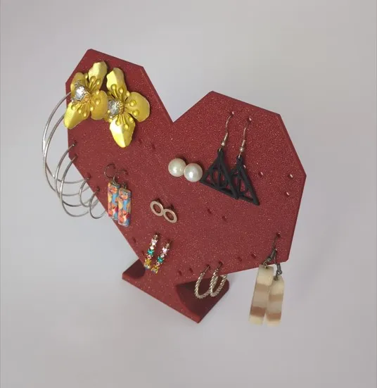 Heart Earring Holder view 4