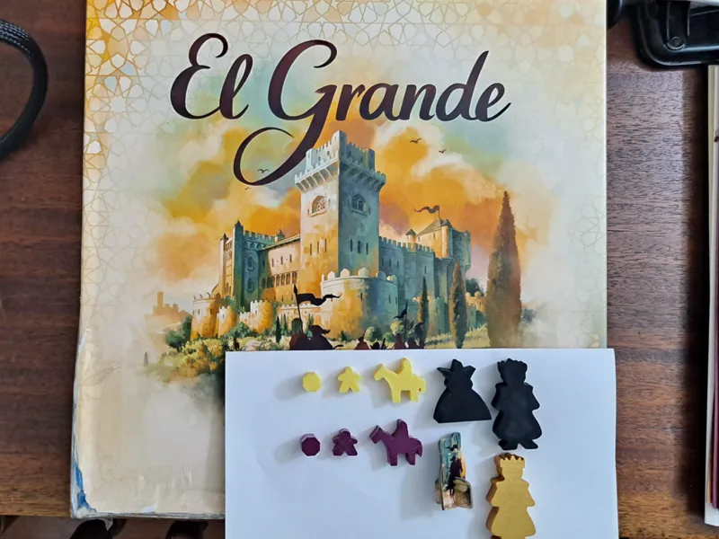 El Grande Board Game Meeple Set