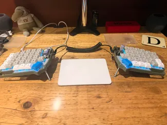 splitkb Halcyon Lily58 Keyboard Tenting Case