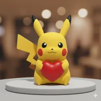 Pikachu,2cm,black stripe tail, 0.24mm layer, 2 walls