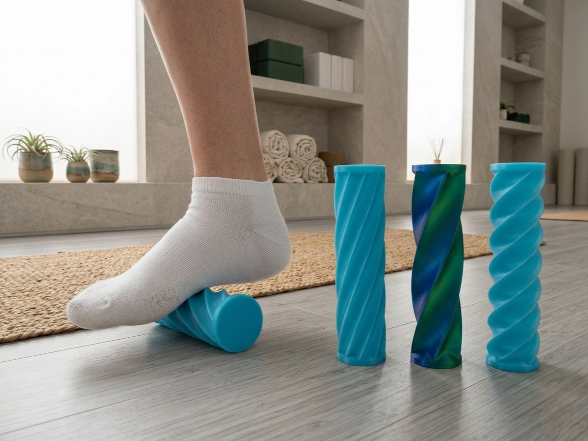 Fußmassagerolle Reflexzonenmassage Spiral