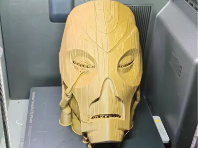 Skyrim Dragon Priest Wooden Mask with EarHoles