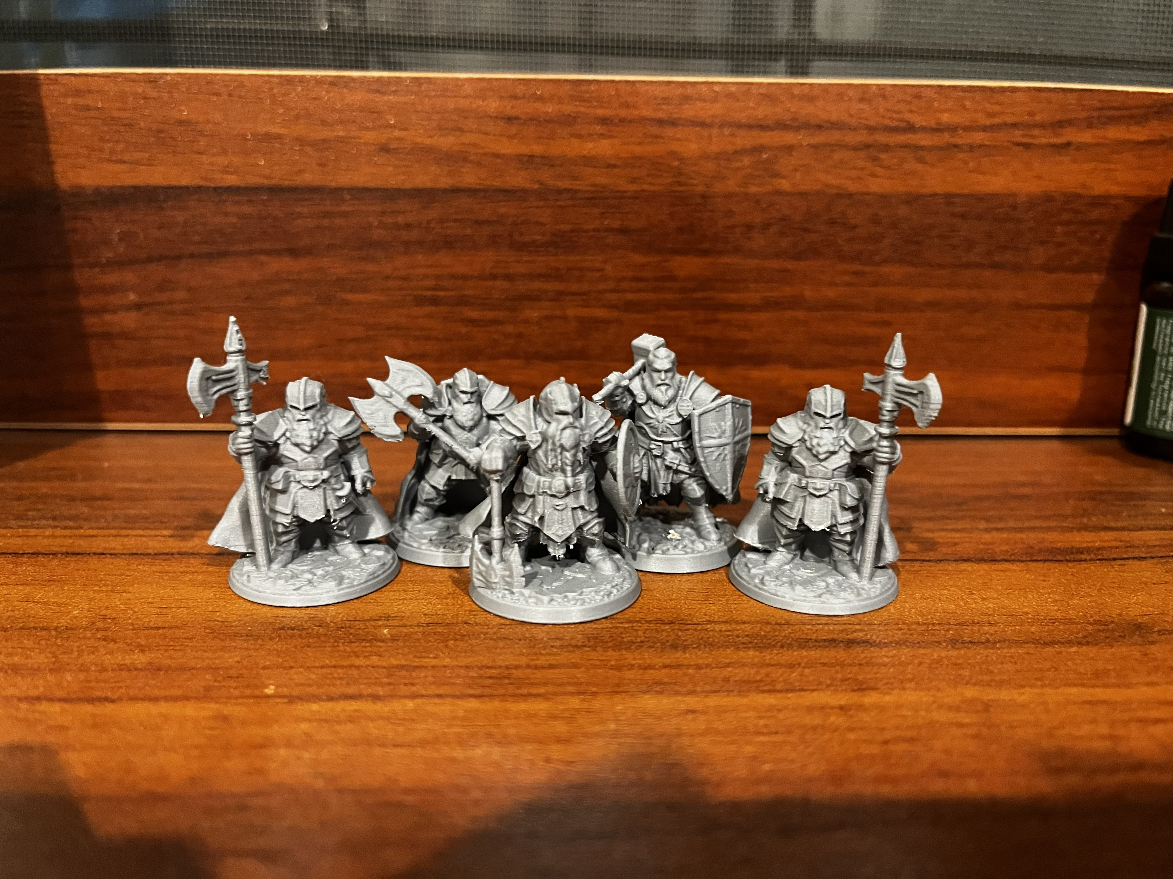 Miniatura 2 do modelo 3D D&D Dwarf Guard Set