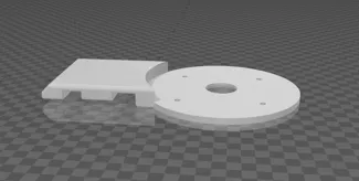 Bosch PR111 router to Festool Track adapter