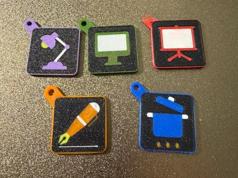 Tags for my office keys