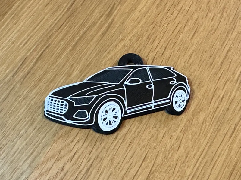 Audi Q8 Keychain