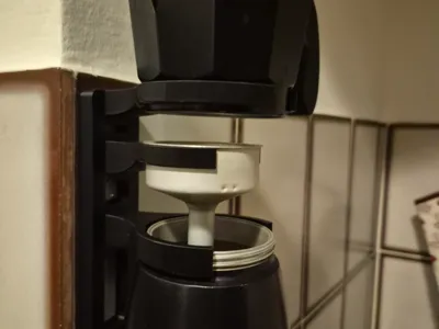Moka Pot Deconstructed Wall Hanger