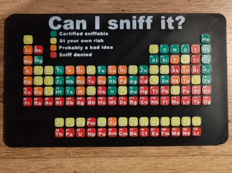 Can I sniff it - Chemistry edition