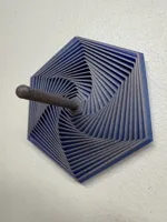 Fidget hexagone à poignée — photo 3