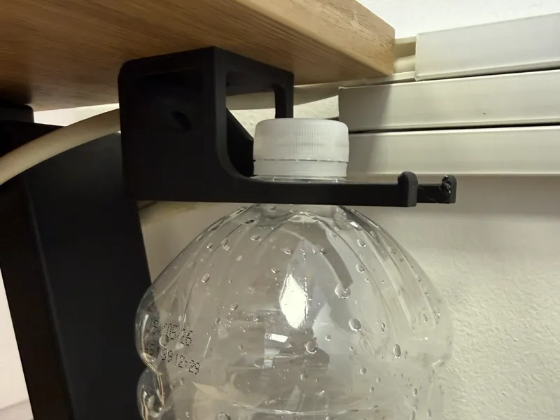 Under-Desk Water Bottle Holder