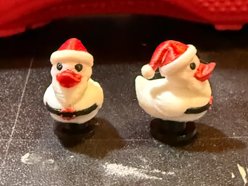 Merry Quackmas! Croc Charms